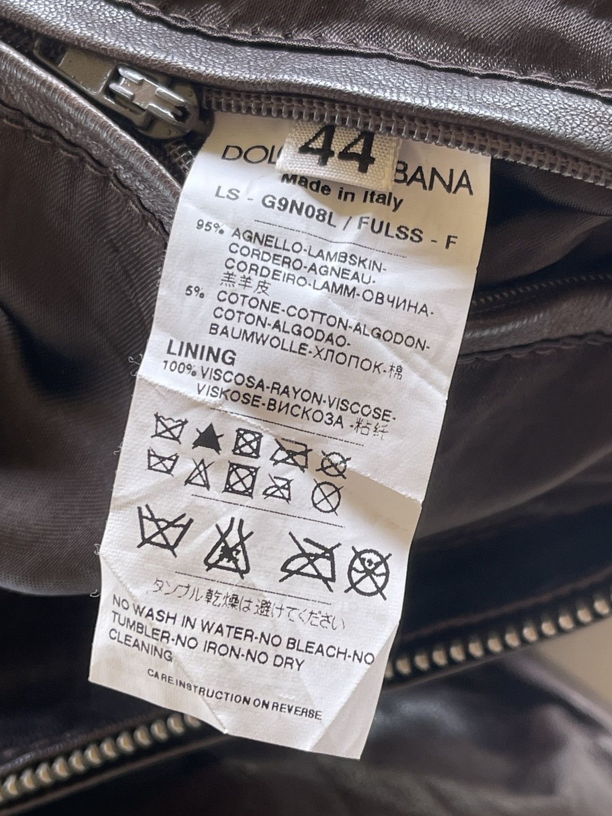 Dolce & Gabbana Dolce & Gabbana Lambskin Hooded Size US S / EU 44-46 / 1 - 11 Thumbnail