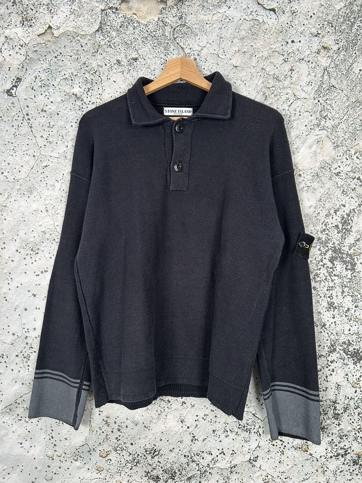 Stone Island stone island y2k archive chunky sweater tie dye | Grailed