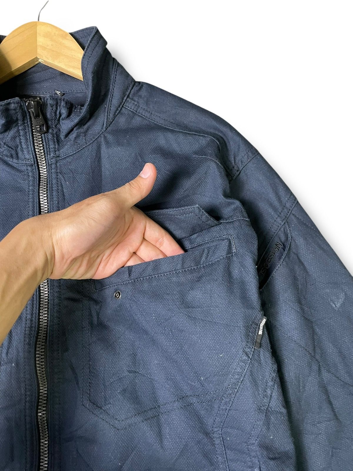 Japanese Brand × Vintage Ts Design x Japanese Brand Workwear Zipper Jacket (33) Size US M / EU 48-50 / 2 - 4 Thumbnail