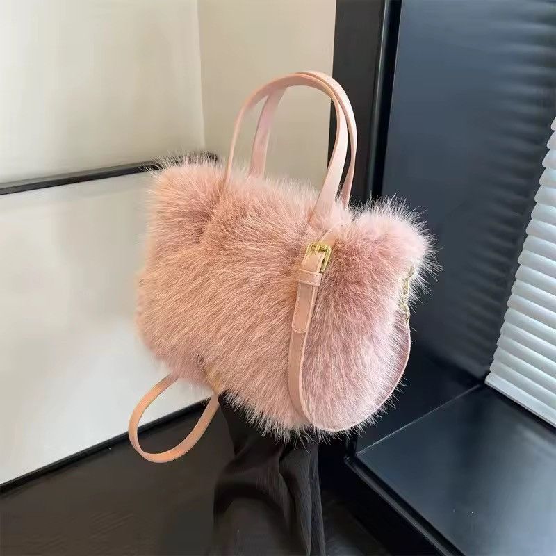 Other Streetwear Designer Faux Fur Fluffy Cartoon Crossbody Bag Size ONE SIZE - 5 Thumbnail