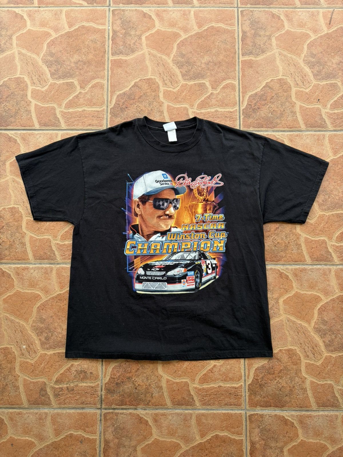 Chase Authentics Vintage Dale Earnhardt tee Size US XXL / EU 58 / 5 - 1 Thumbnail