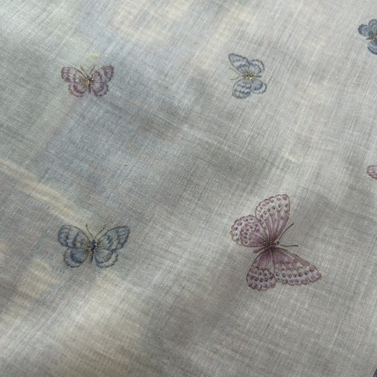 Hanae Mori Vintage Hanae Mori Butterflys Monogram Handkerchief Size ONE SIZE - 4 Thumbnail