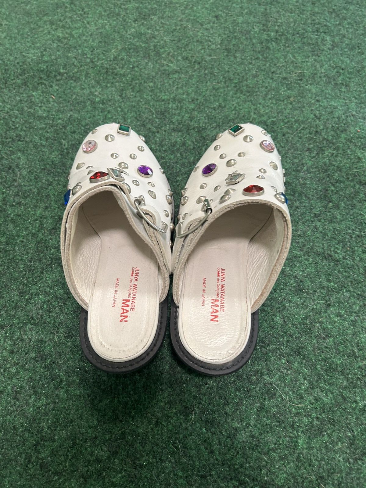 Comme des Garcons AW02 Junya Watanabe Jeweled Mules Size US 7 / EU 40 - 10 Thumbnail
