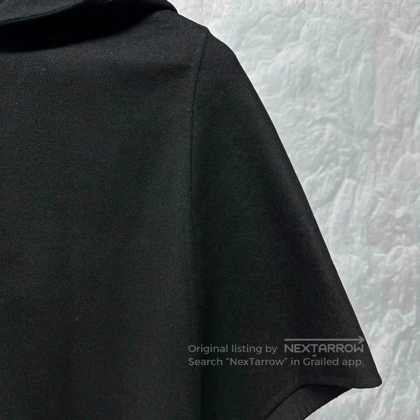 Dior black hooded wool cape by dior. Size XS / US 0-2 / IT 36-38 - 3 Thumbnail