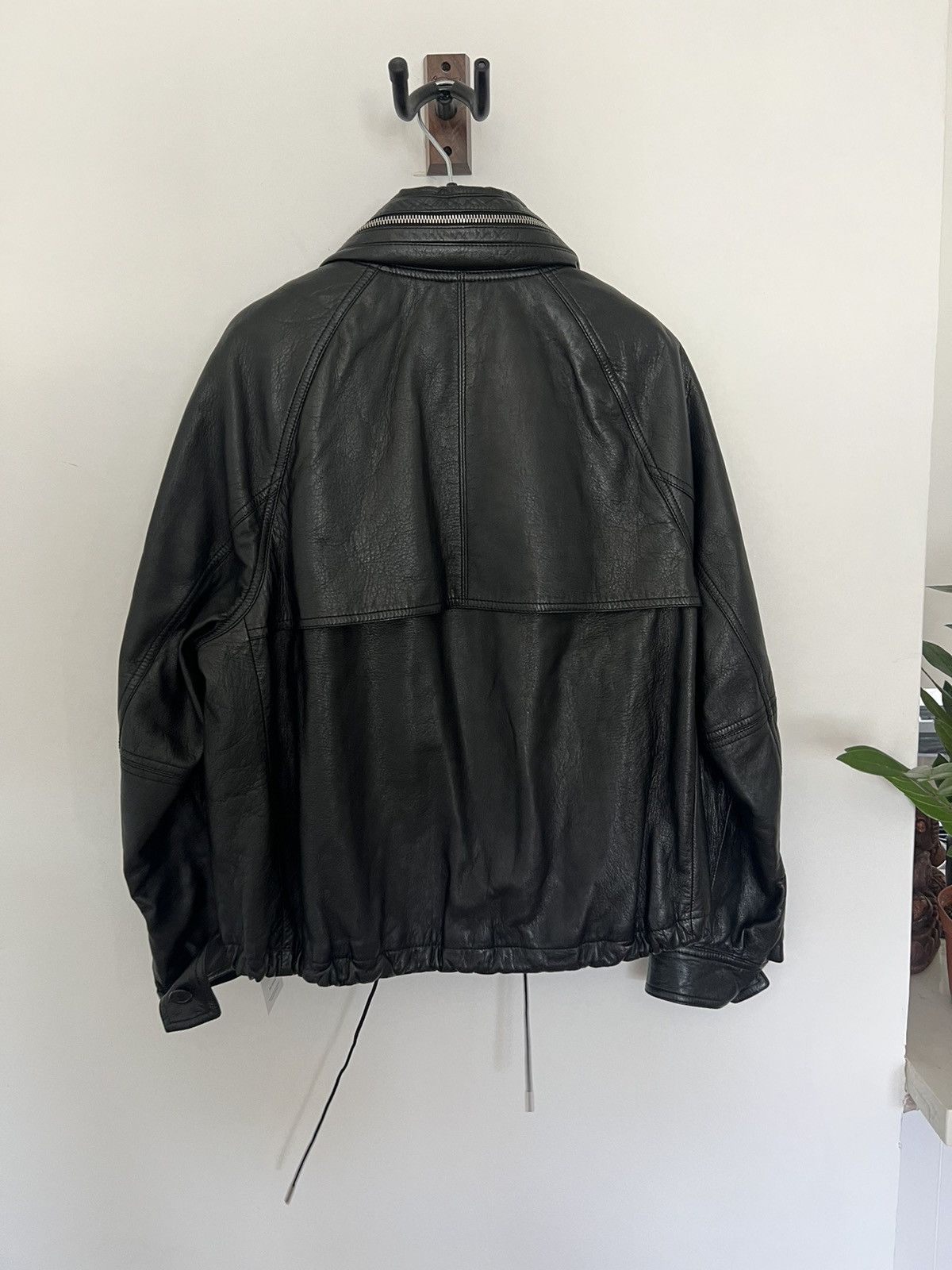 Saint laurent multi zip leather jacket sales