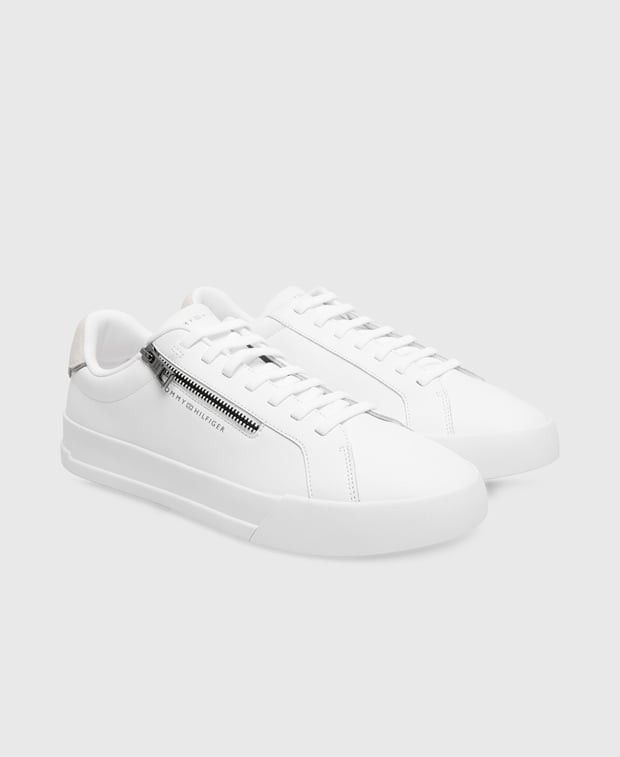 Tommy Hilfiger Th Court Zip Sneakers Size US 11 / EU 44 - 1 Thumbnail