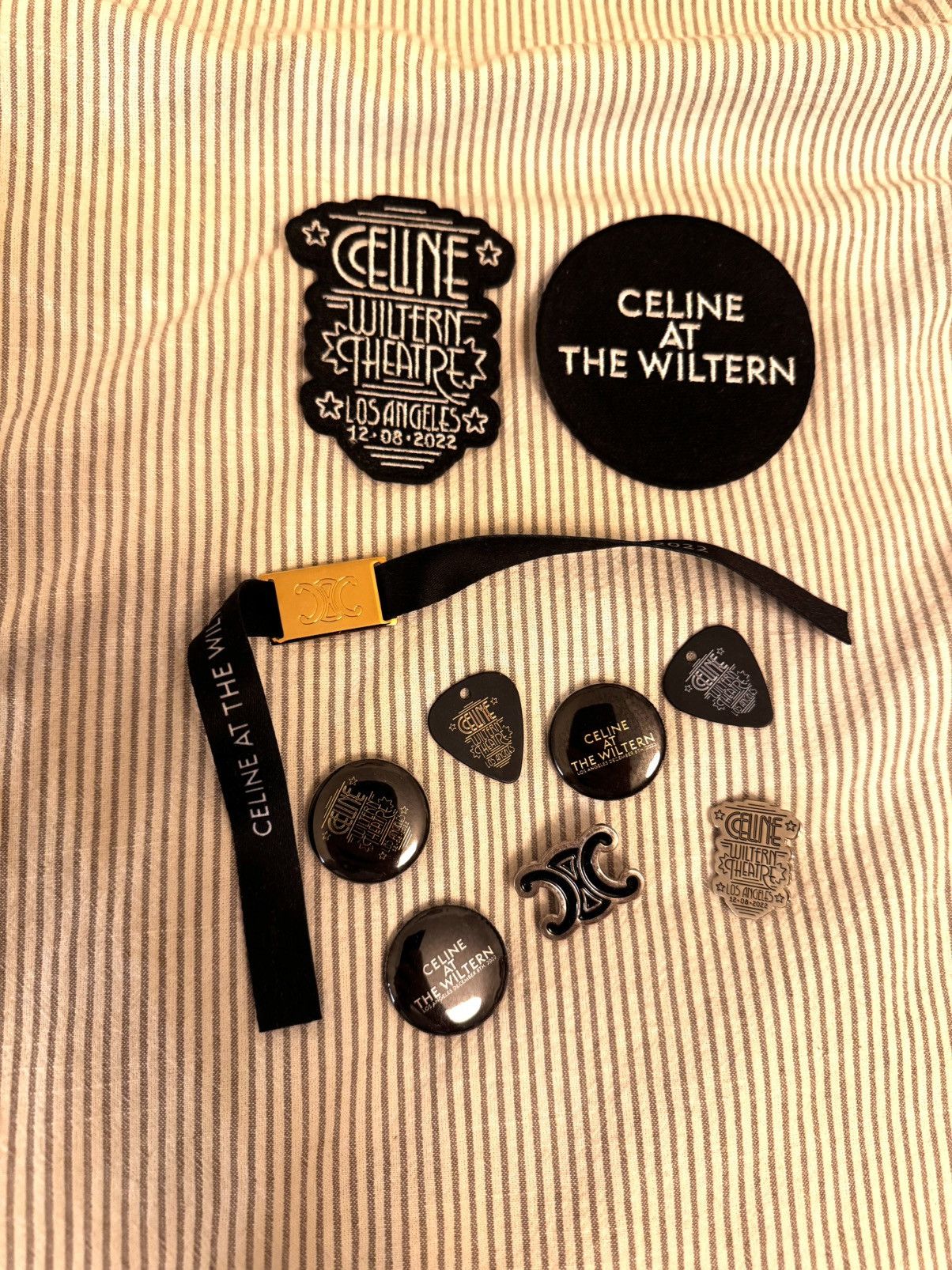Celine Celine at the wiltern goodies, pins, patches, wristband.. Size ONE SIZE - 2 Thumbnail