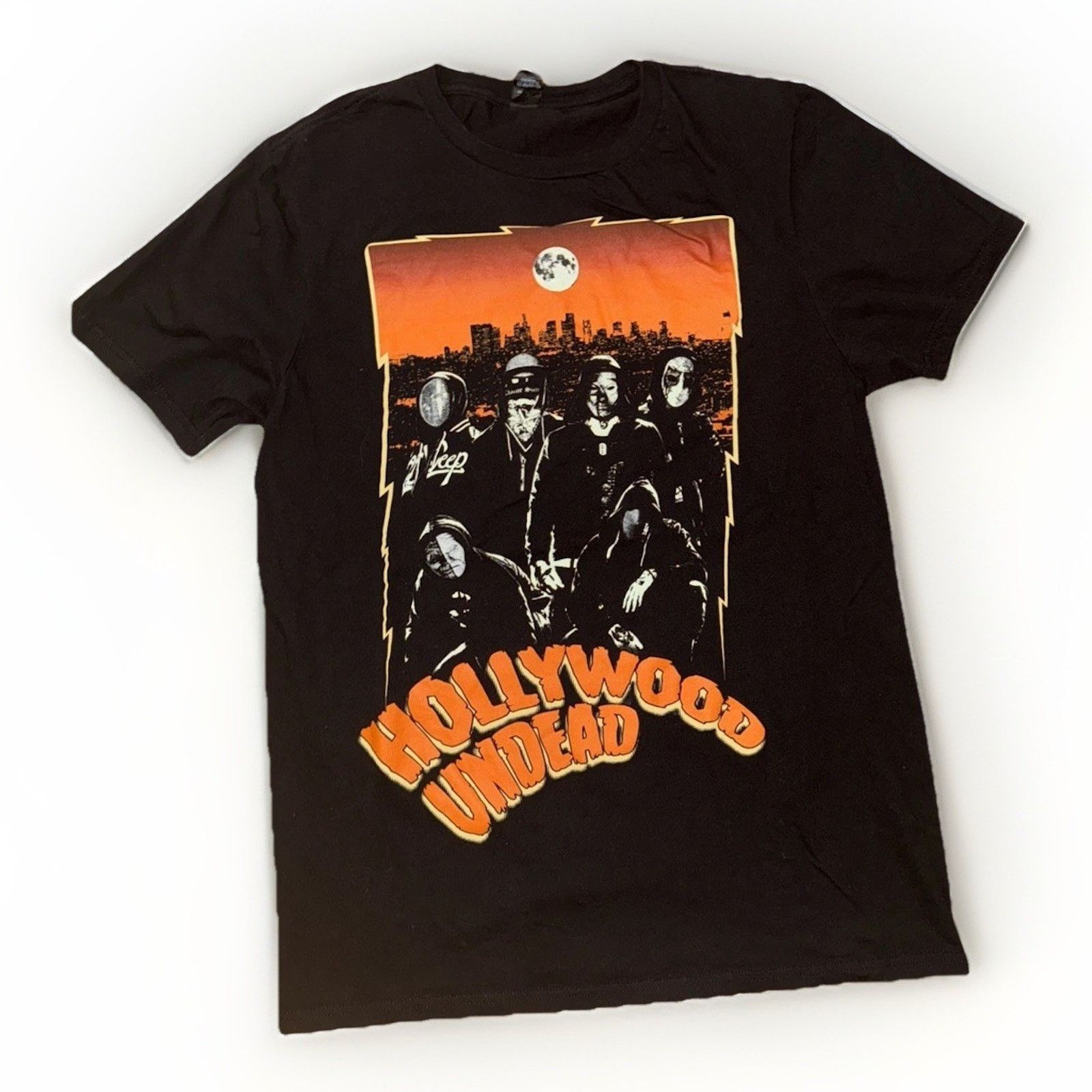 Band Tees Hollywood Undead Band T-Shirt Black S 17x22 Rock Metalcore Size US S / EU 44-46 / 1 - 1 Thumbnail