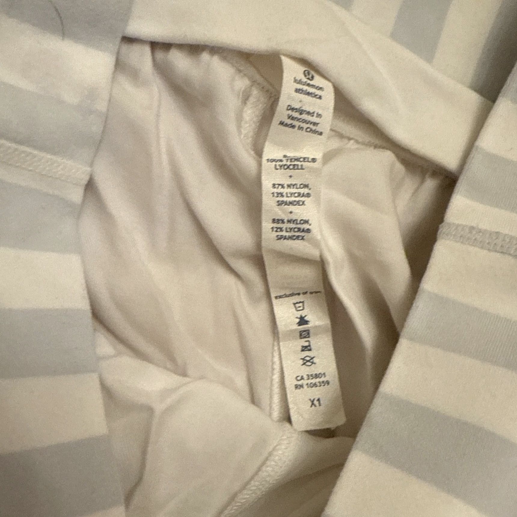 Lululemon Lululemon Studio Joggers Women 6 White Stripe Drawstring Ankle Wide-Leg Size 28" / US 6 / IT 42 - 5 Thumbnail