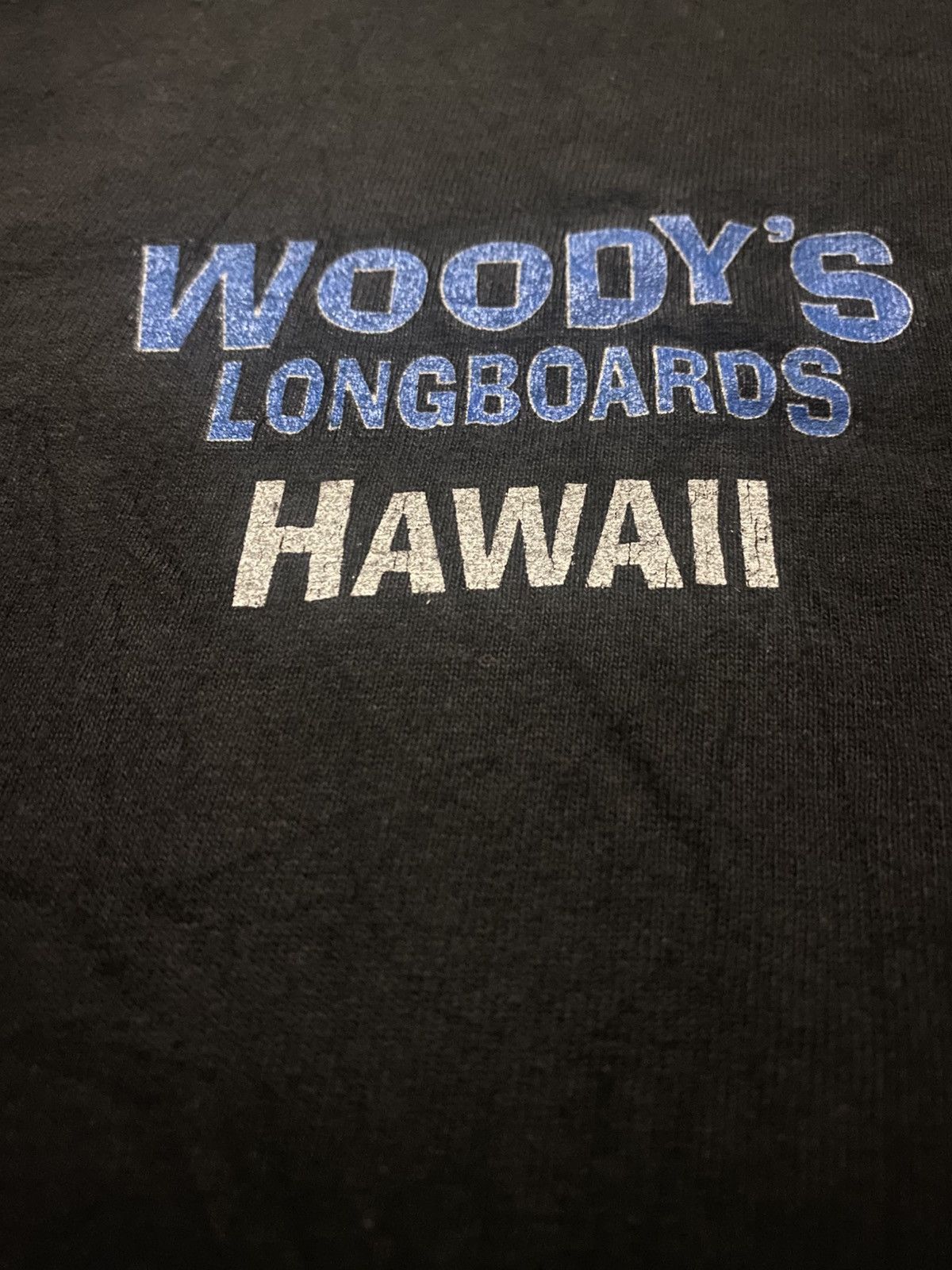 Vintage Vintage Woodys Longboards Surfer Hawaii Hula Girl T Shirt Size US S / EU 44-46 / 1 - 4 Thumbnail