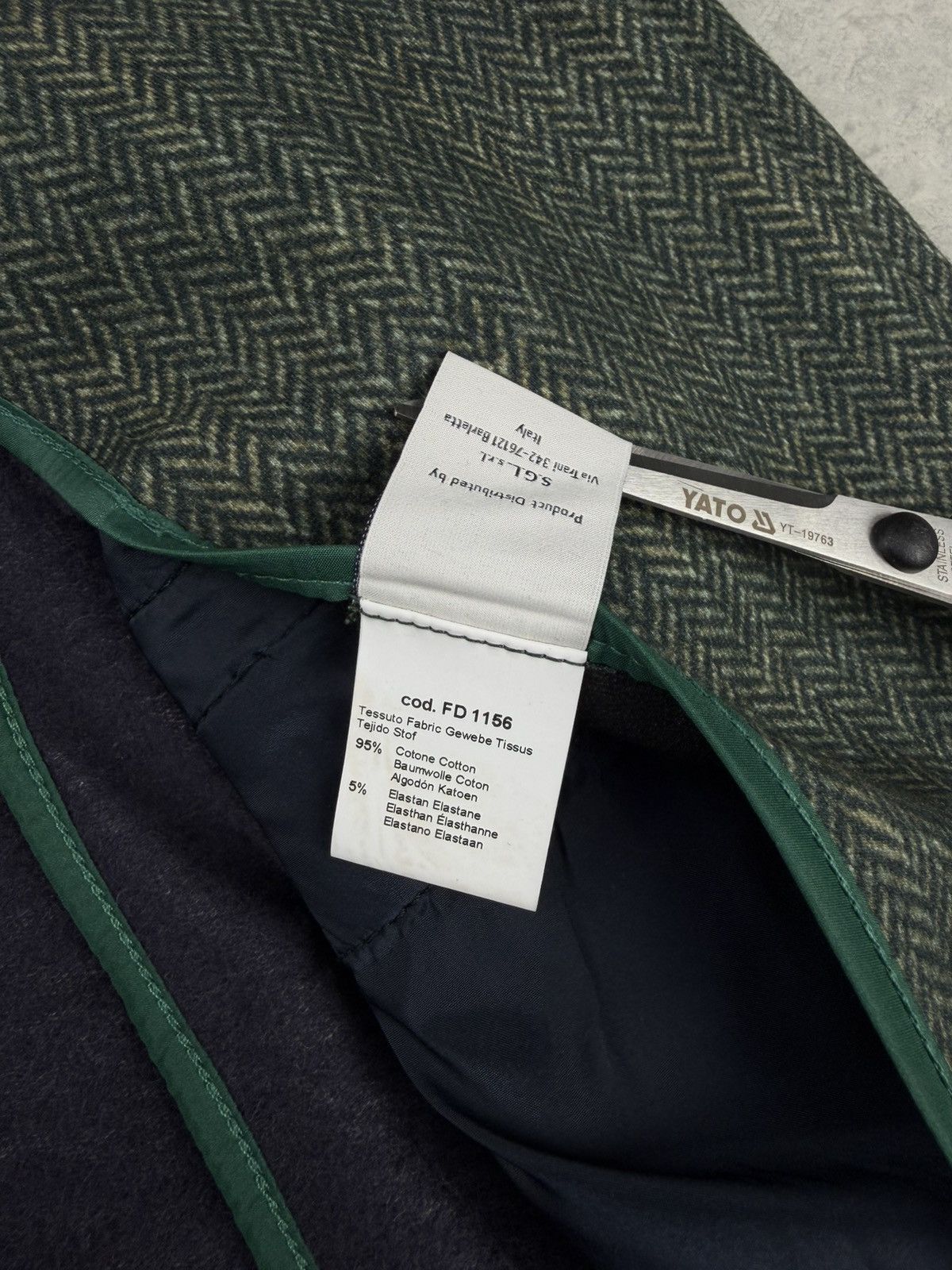 Circolo 1901 Circolo 1901 Womens Jersey Blazer Green Herringbone Size 46 Size L / US 10 / IT 46 - 10 Thumbnail