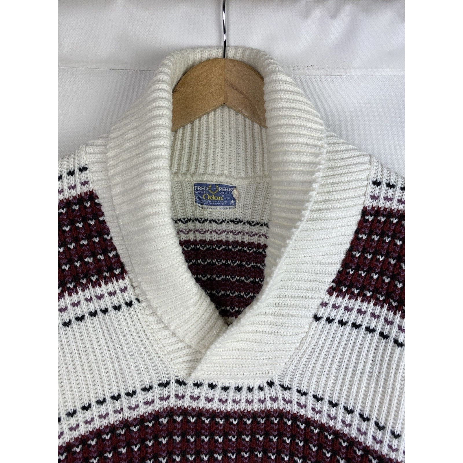 Fred Perry Fred Perry vintage men’s shawl collar sweater pullover Size US M / EU 48-50 / 2 - 8 Thumbnail