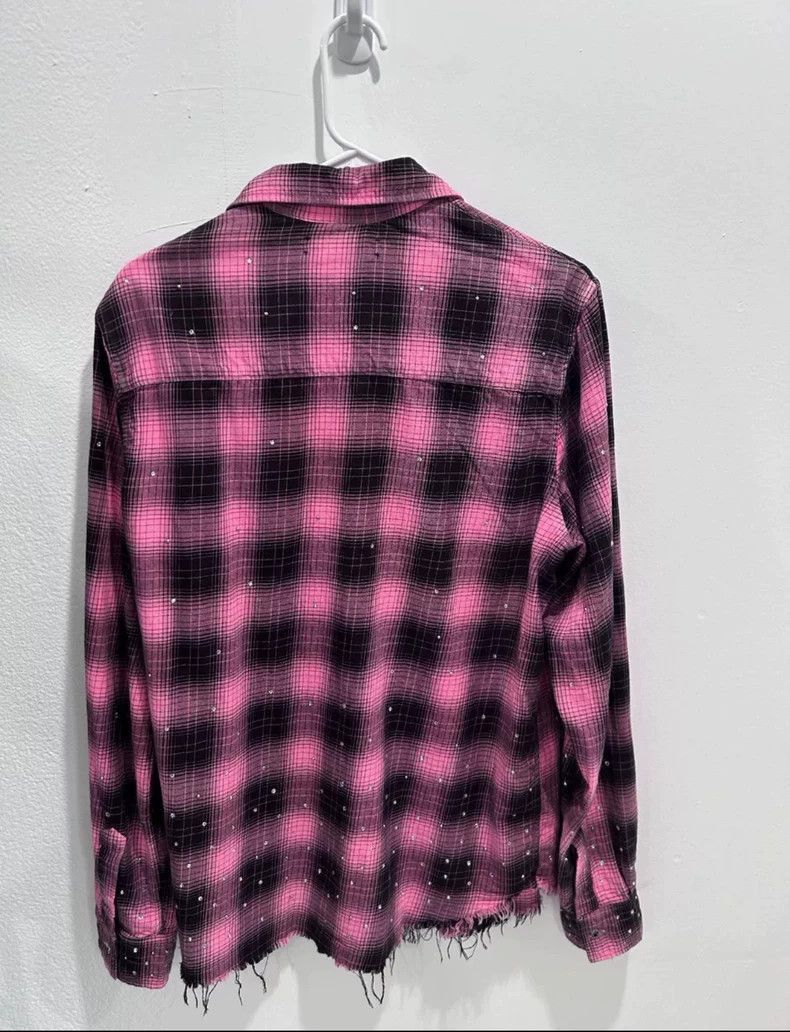 Amiri Amiri 19SS show pink rhinestone rivet shirt-2506 Size US S / EU 44-46 / 1 - 2 Thumbnail