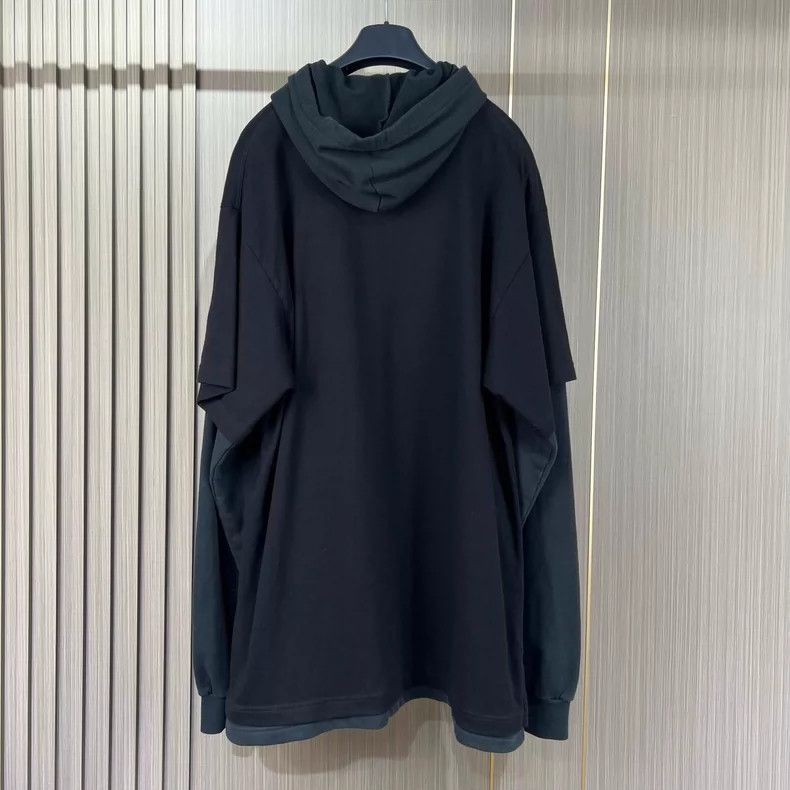 Balenciaga Balenciaga Jelly Alphabet Fake Two Hoodies Size US XS / EU 42 / 0 - 2 Thumbnail