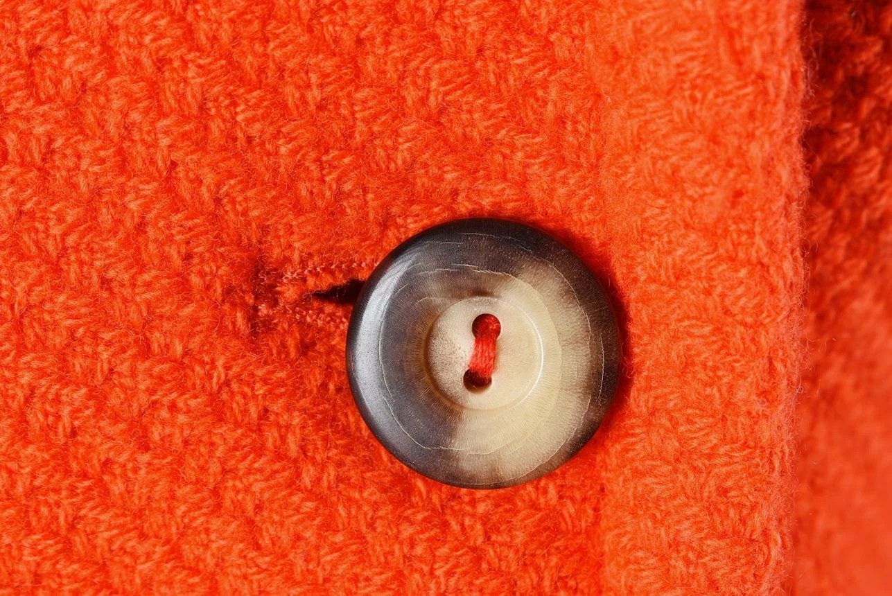 A.P.C. Women's A.P.C. Orange Hooded Double Breasted Wool Coat Size S / US 4 / IT 40 - 4 Thumbnail