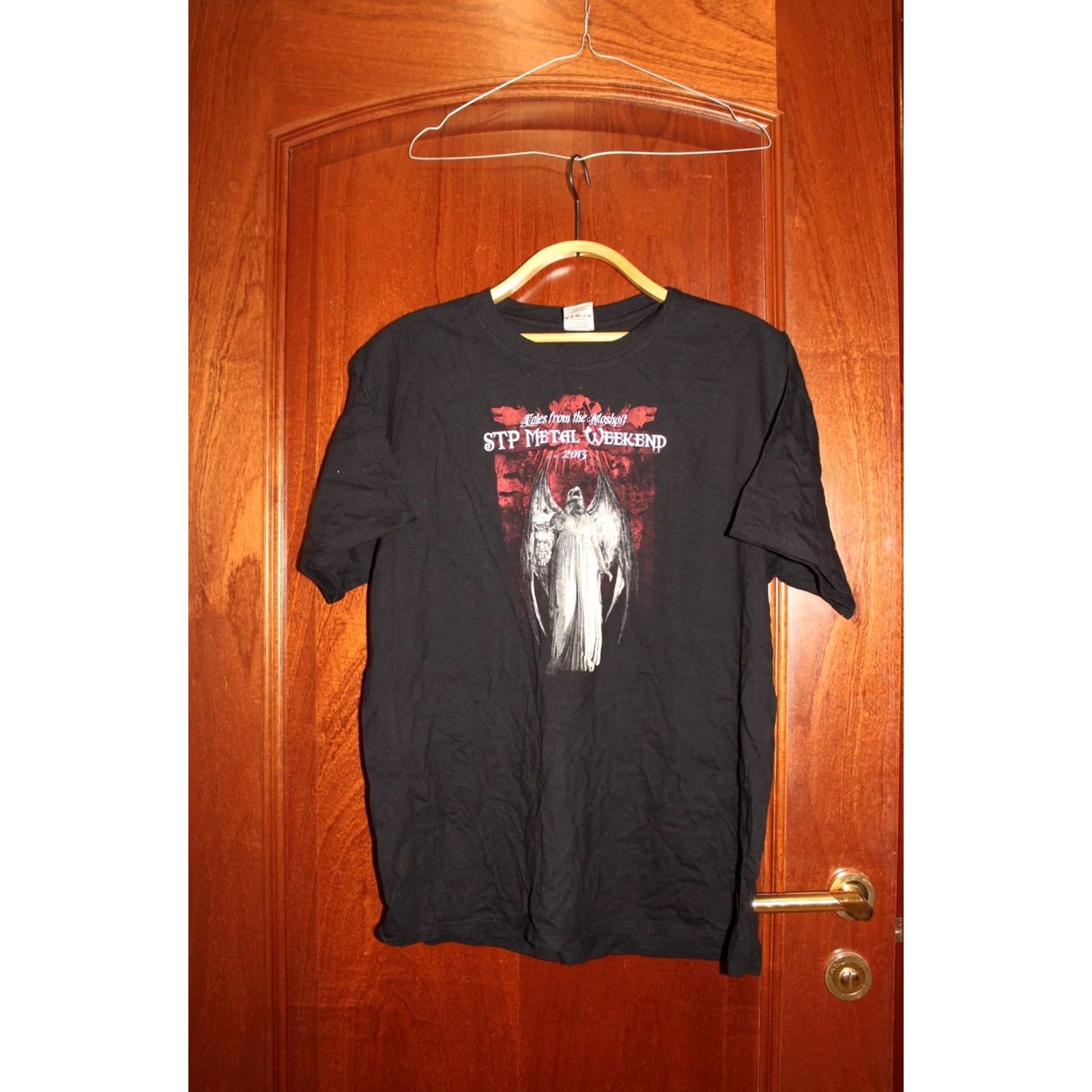 Vintage VINTAGE STP Metal Weekend 2013 T-Shirt Rock Heavy XL Black Mens Shirt XL Rock 2010s Size US XL / EU 56 / 4 - 2 Thumbnail