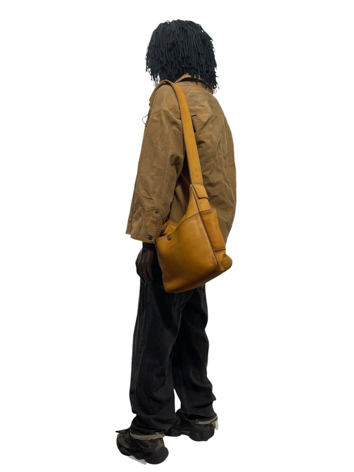 Porter Full Leather Patina Porter Messenger Shoulder Bag 1🟩2 Size ONE SIZE - 3 Thumbnail