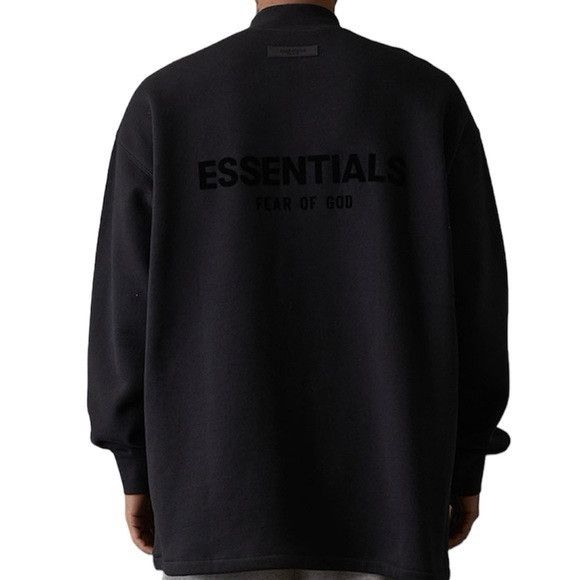 Essentials Fear of God Essentials Black Mock Neck Oversized Sweatshirt Size S / US 4 / IT 40 - 7 Thumbnail