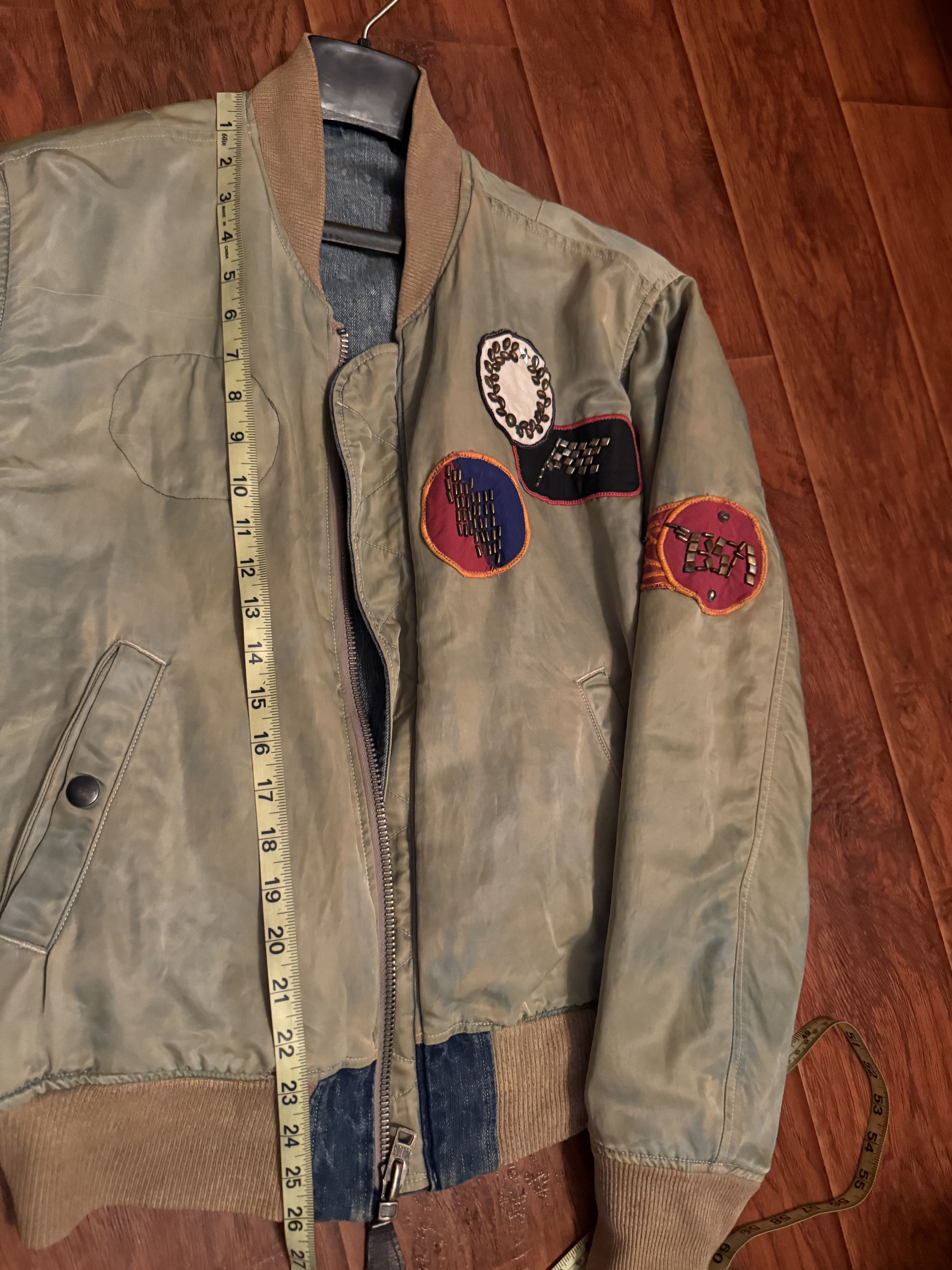 Kapital Kapital Reversible Denim/MA-1 Bomber Jacket Size US M / EU 48-50 / 2 - 5 Thumbnail