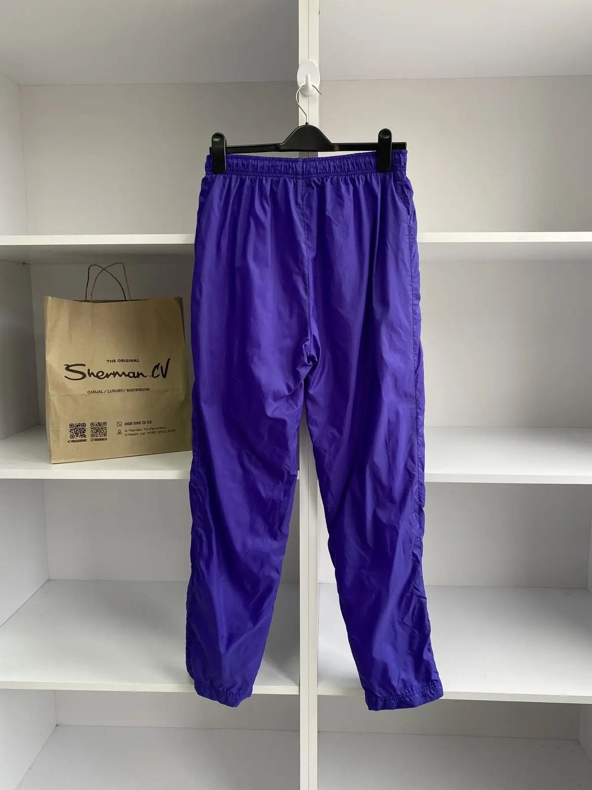 Nike × Vintage Vintage 80s Nike Windbreaker Track Pants Men’s Medium Size US 31 - 9 Thumbnail