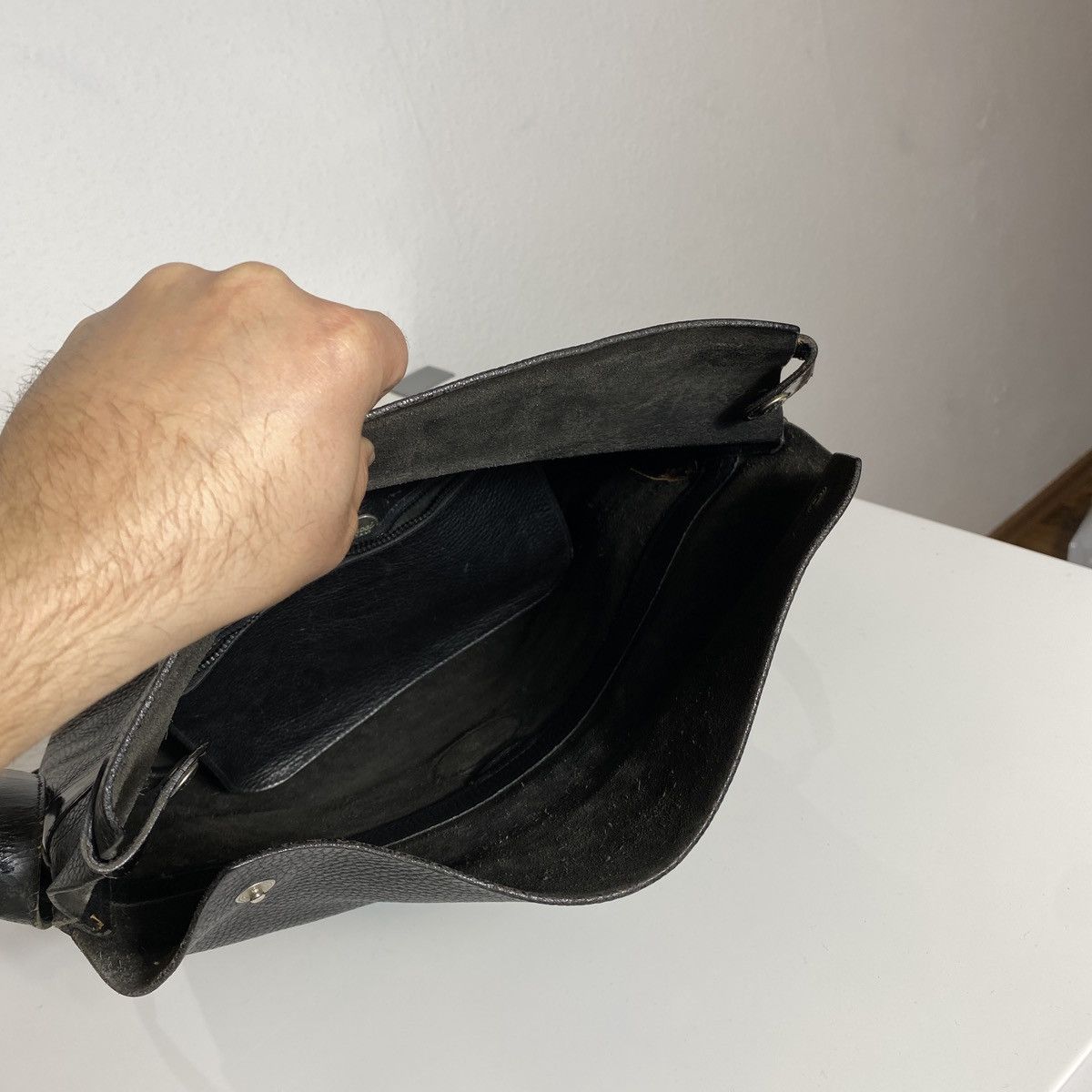 Gucci Vintage bag Gucci Leather Black Size ONE SIZE - 15 Thumbnail