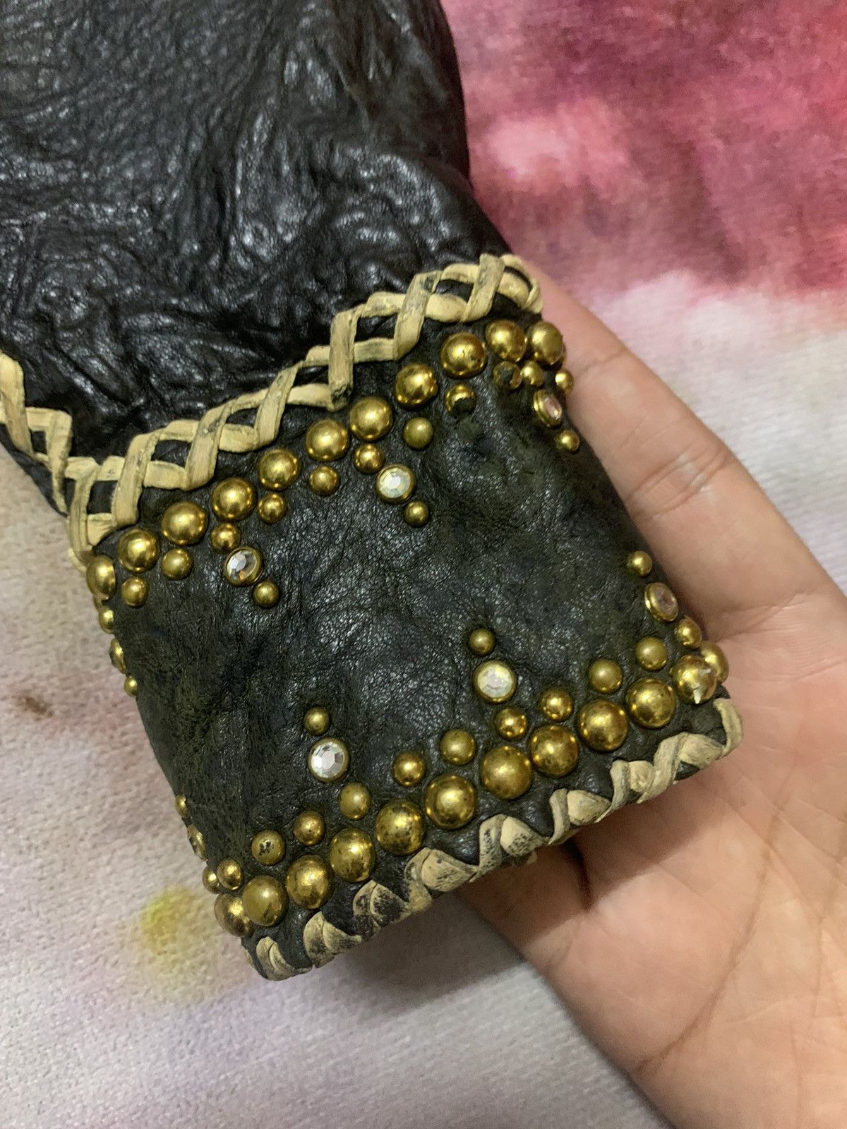 KMRii × Leather Custom Buckman Houston Studed Leather Swarovski Size US S / EU 44-46 / 1 - 8 Thumbnail