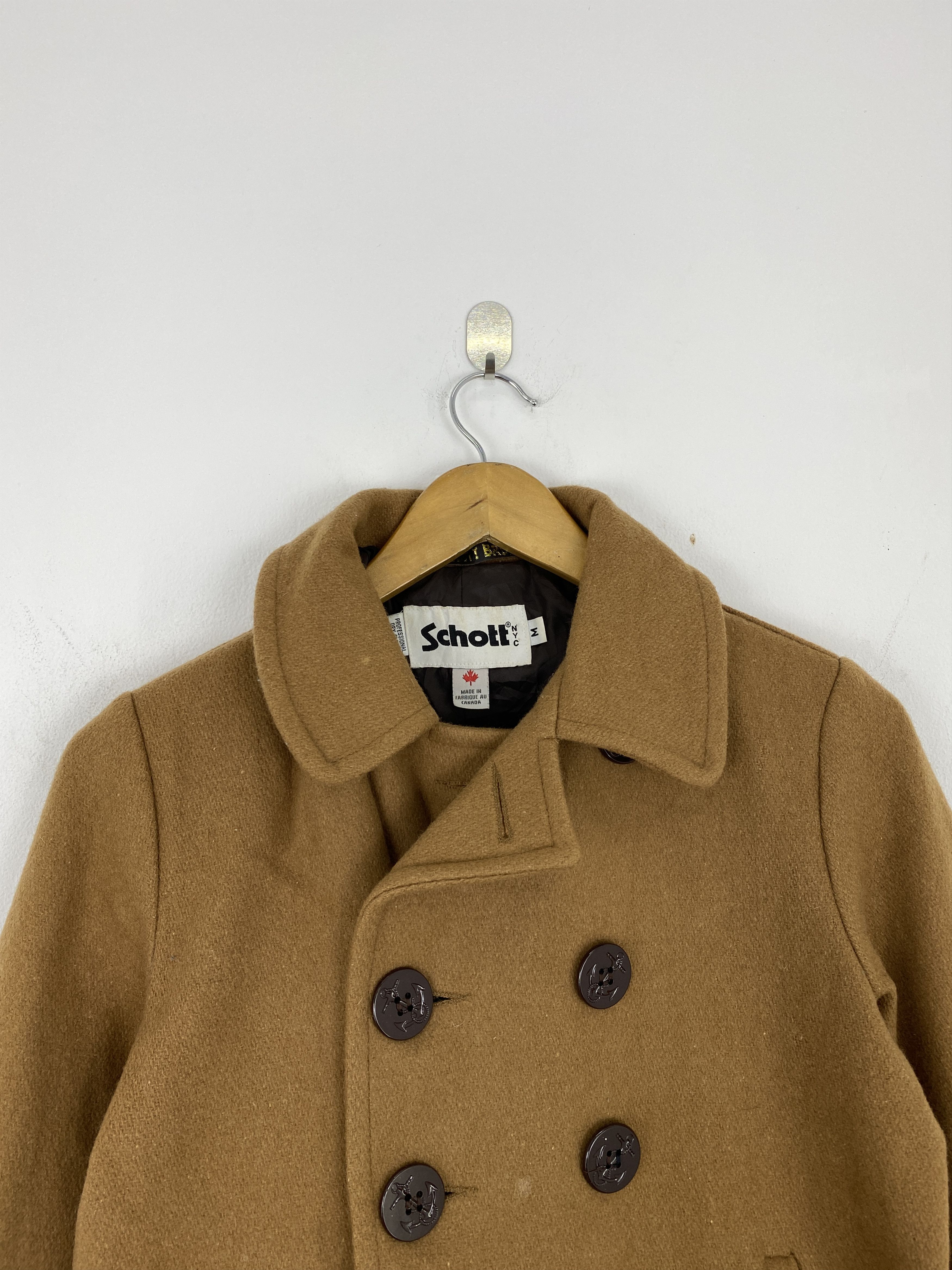 Schott Vintage Schott Double Breasted Wool Jacket J1957 Size US M / EU 48-50 / 2 - 2 Thumbnail