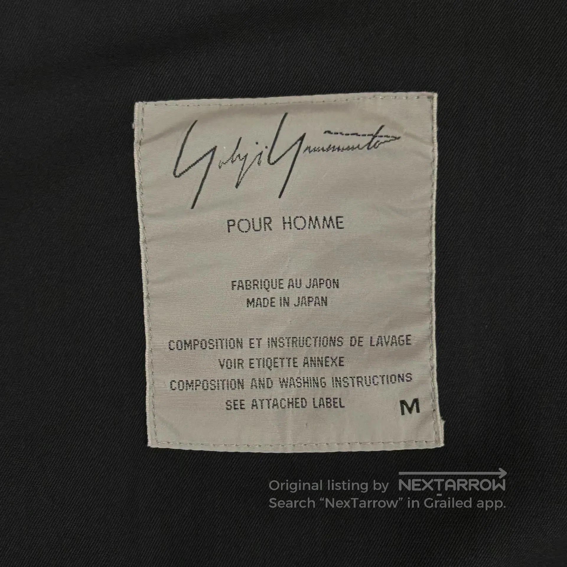Yohji Yamamoto Black Blazer with Embroidered Cut. Size US M / EU 48-50 / 2 - 6 Thumbnail