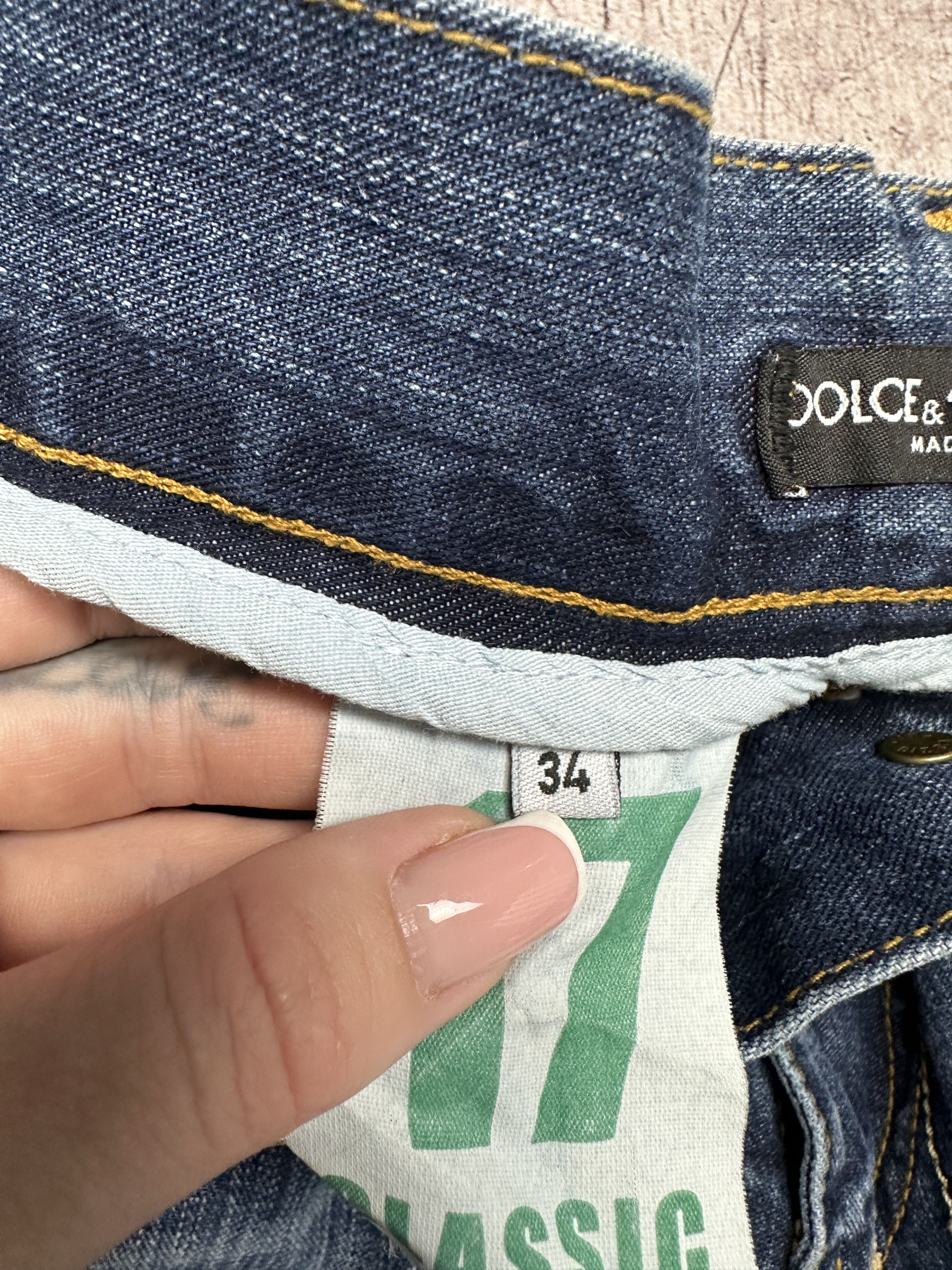 Dolce & Gabbana Dolce & Gabbana Vintage Mens Denim Pants Jeans Size US 34 / EU 50 - 12 Thumbnail