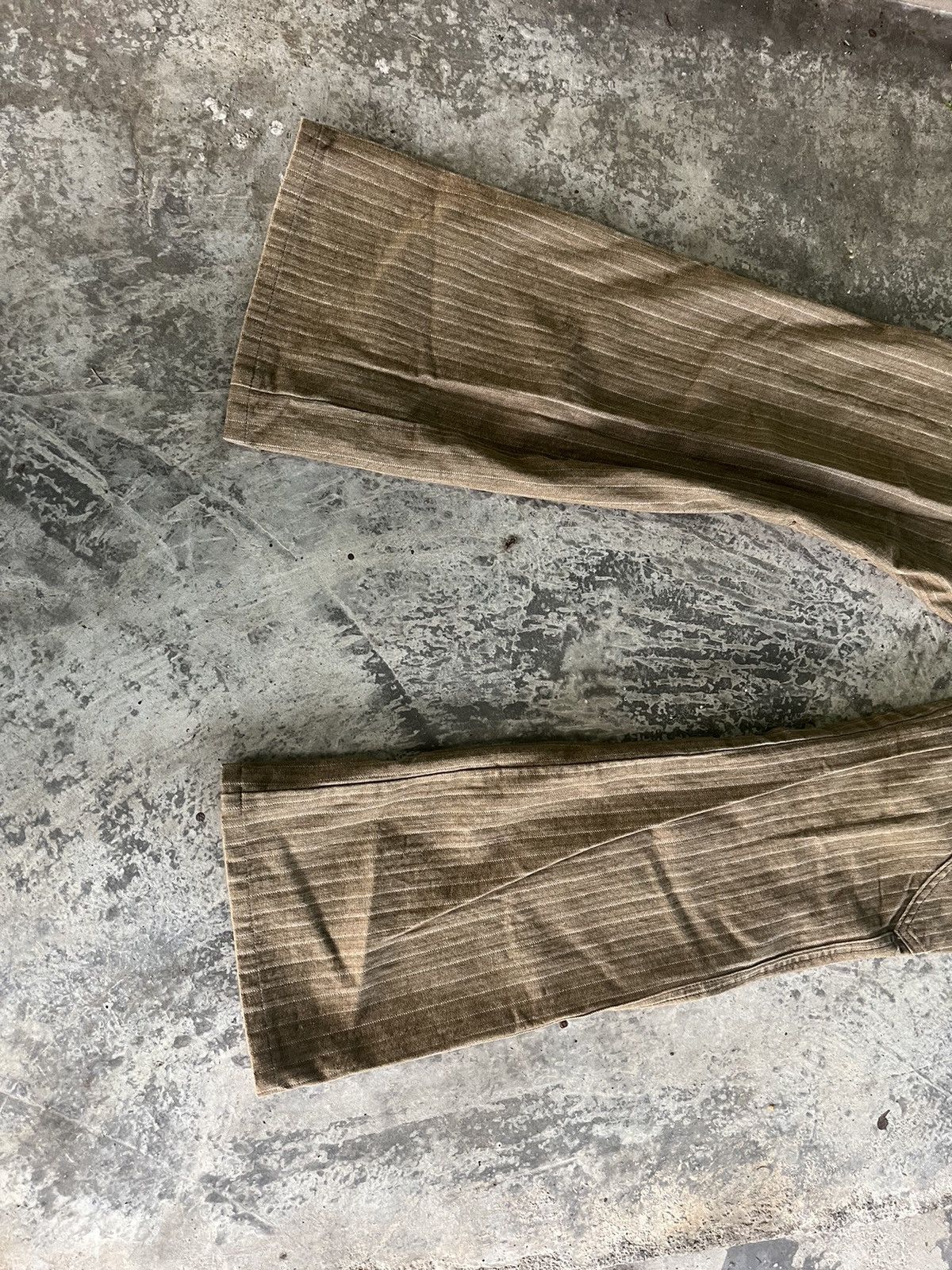 Hysteric Glamour × Japanese Brand × Vintage Flare Mudwash Hickory Denim Size US 32 / EU 48 - 11 Thumbnail