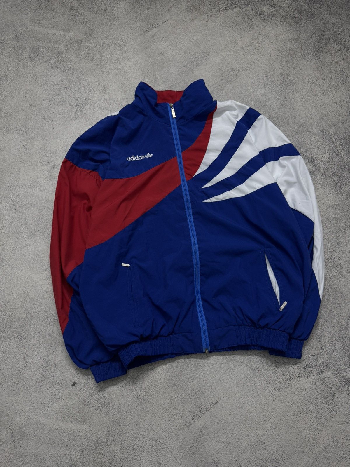 Adidas Vintage Y2k Adidas 💙 Nylon Logo Jacket 90’s Size US XL / EU 56 / 4 - 1 Thumbnail