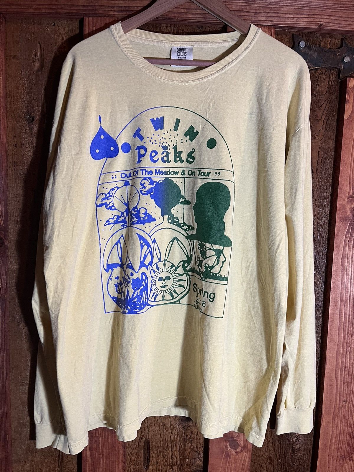 image of Online Ceramics Twin Peaks Spring Tour 2018 in Yellow, Men's (Size XL)