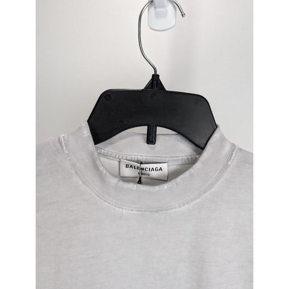 Balenciaga o1rshd1 Short Sleeve T-Shirt in Gray Size US S / EU 44-46 / 1 - 4 Thumbnail