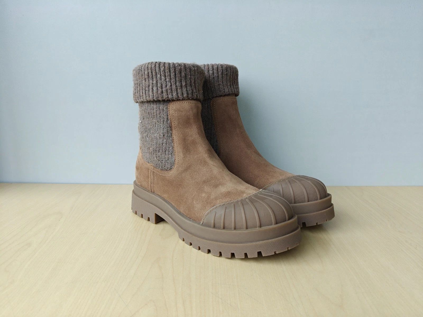 Sam Edelman Sam Edelman Steele Knit Chelsea Boot T / 0043 Size US 8 / IT 38 - 1 Thumbnail