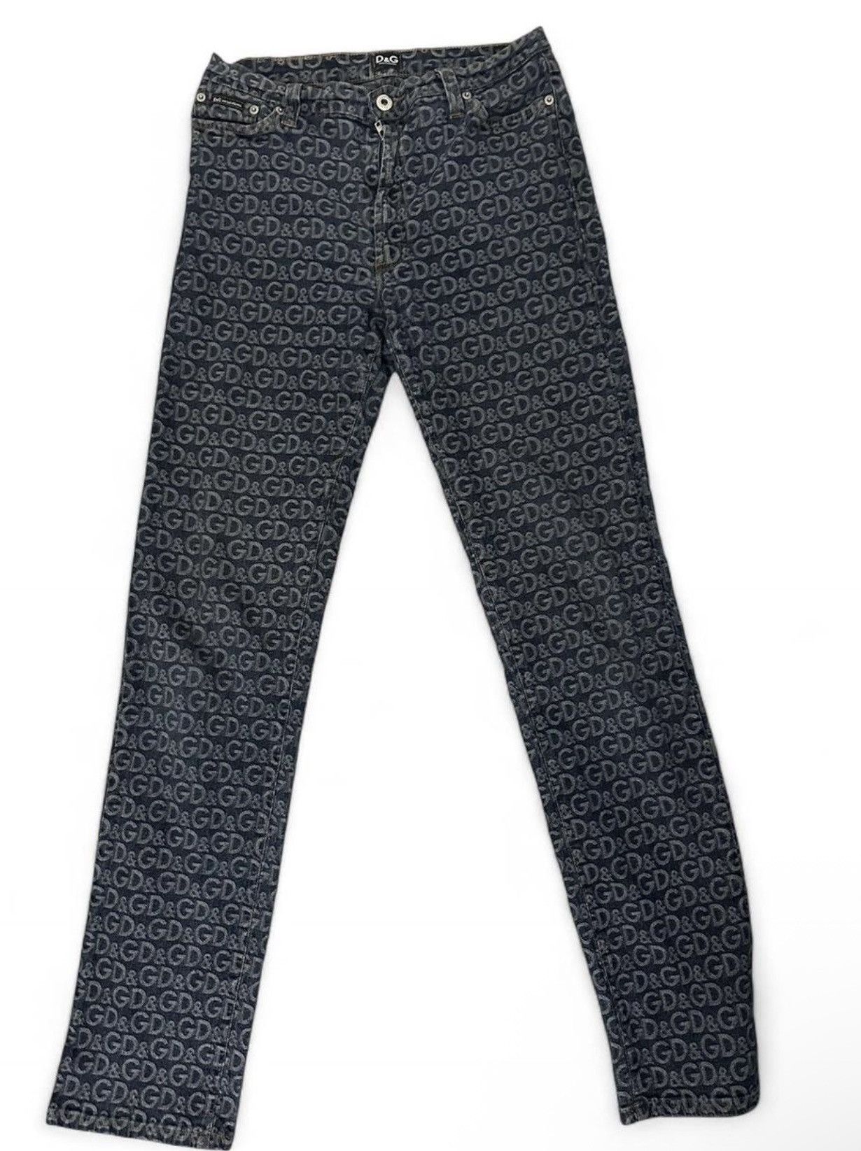Dolce & Gabbana Dolce & Gabbana Monogram logo jeans Size US 30 / EU 46 - 1 Thumbnail