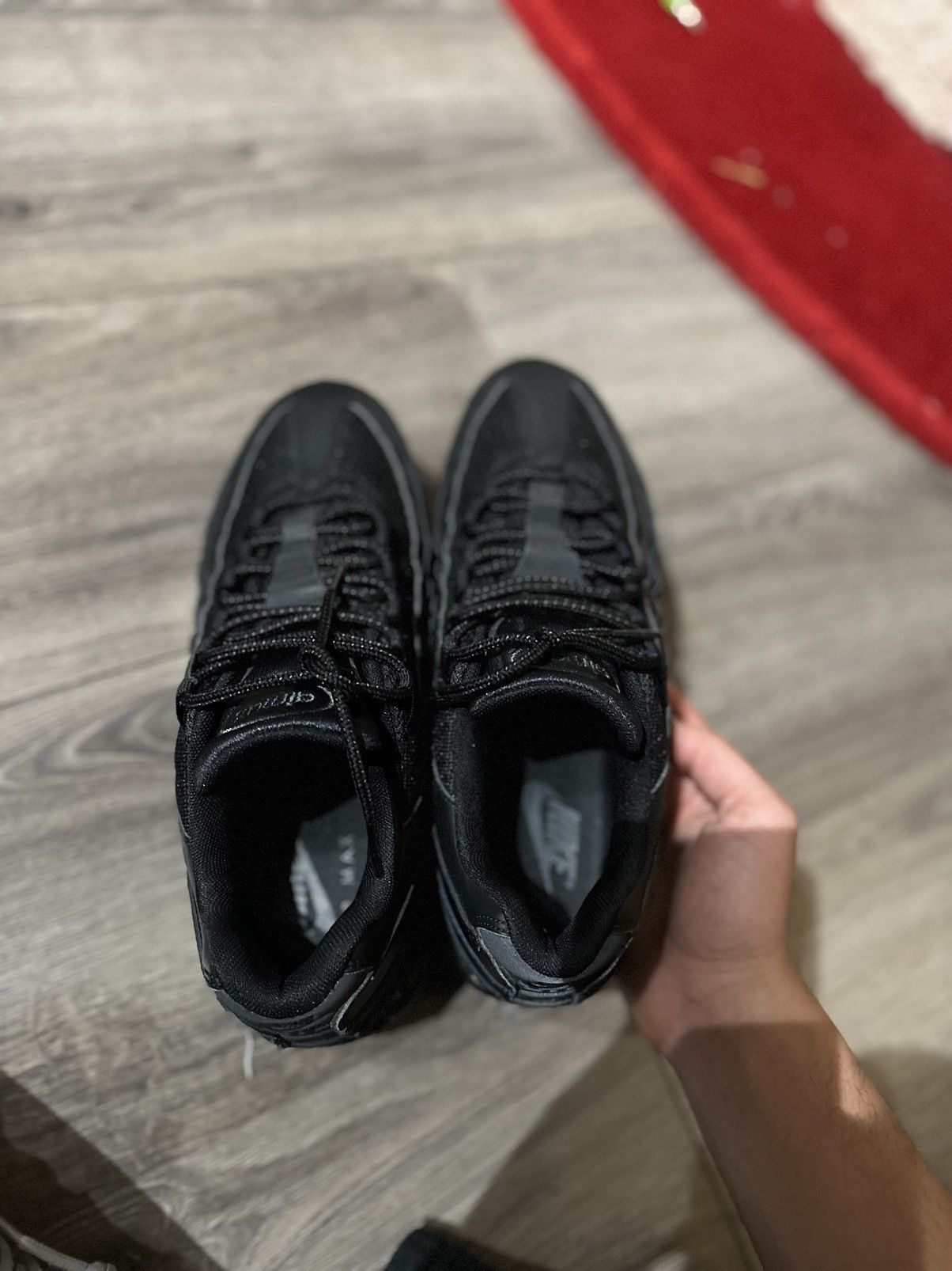 Nike Black Nike Air Max 95 Size US 10 / EU 43 - 4 Thumbnail