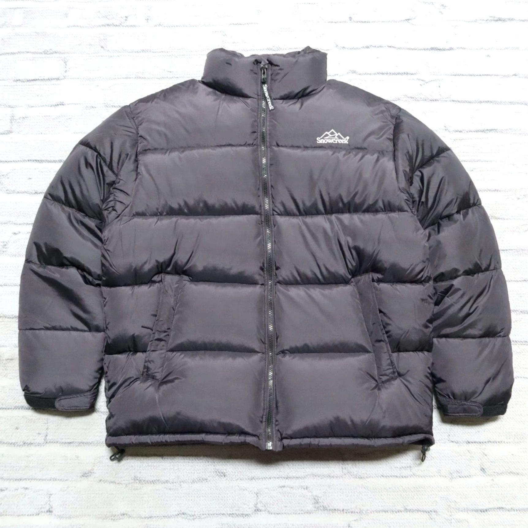 Vintage VINTAGE Snow Creek Quilted Puffer Down Jacket Mens L Black 90s Hoodie/Coat Size US L / EU 52-54 / 3 - 2 Thumbnail