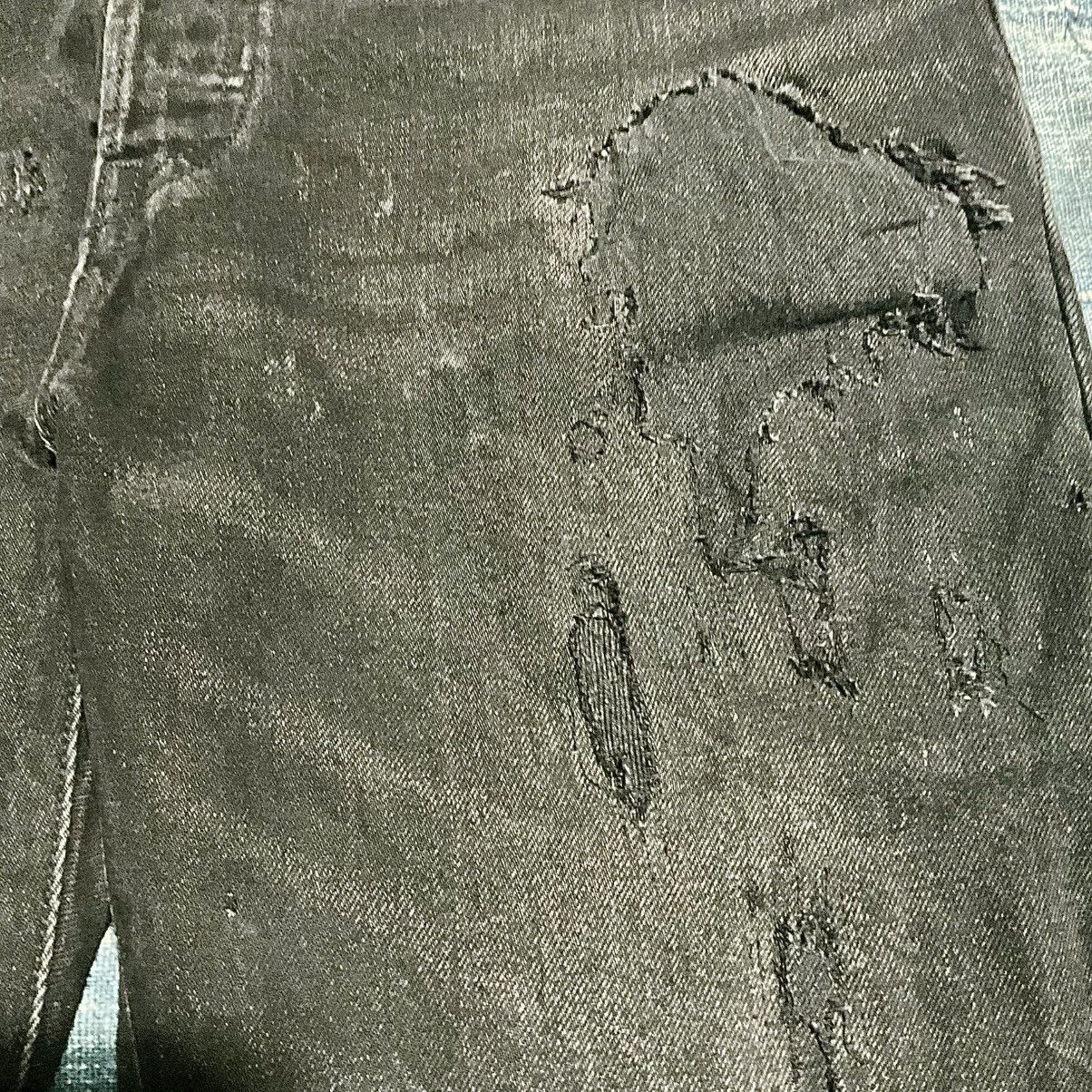 Levi's × Vintage Repaired Acid Destroyed Levi’s Studded Jeans Size US 32 / EU 48 - 8 Thumbnail