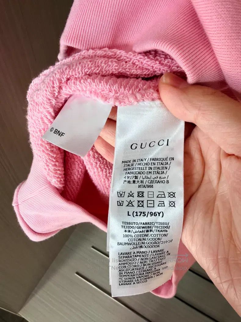 Gucci Gucci Co-branded pink banana cat sweatshirt Size L / US 10 / IT 46 - 3 Thumbnail