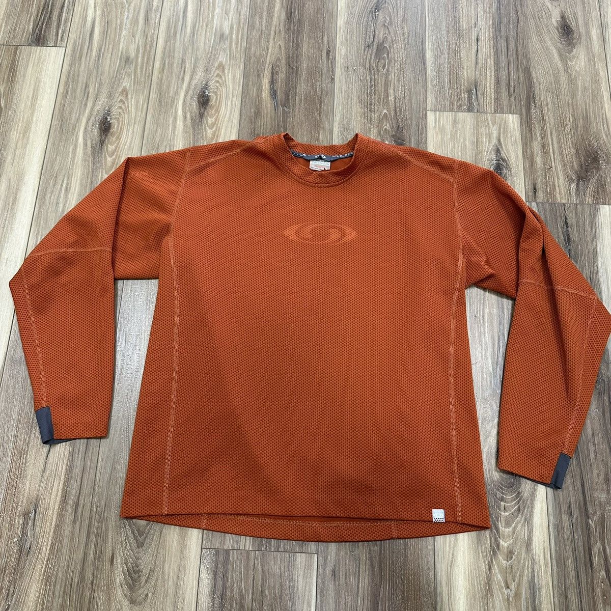Salomon Y2K Salomon Motomesh Waffle Knit Thermal Long Sleeve Shirt Size US XL / EU 56 / 4 - 1 Thumbnail