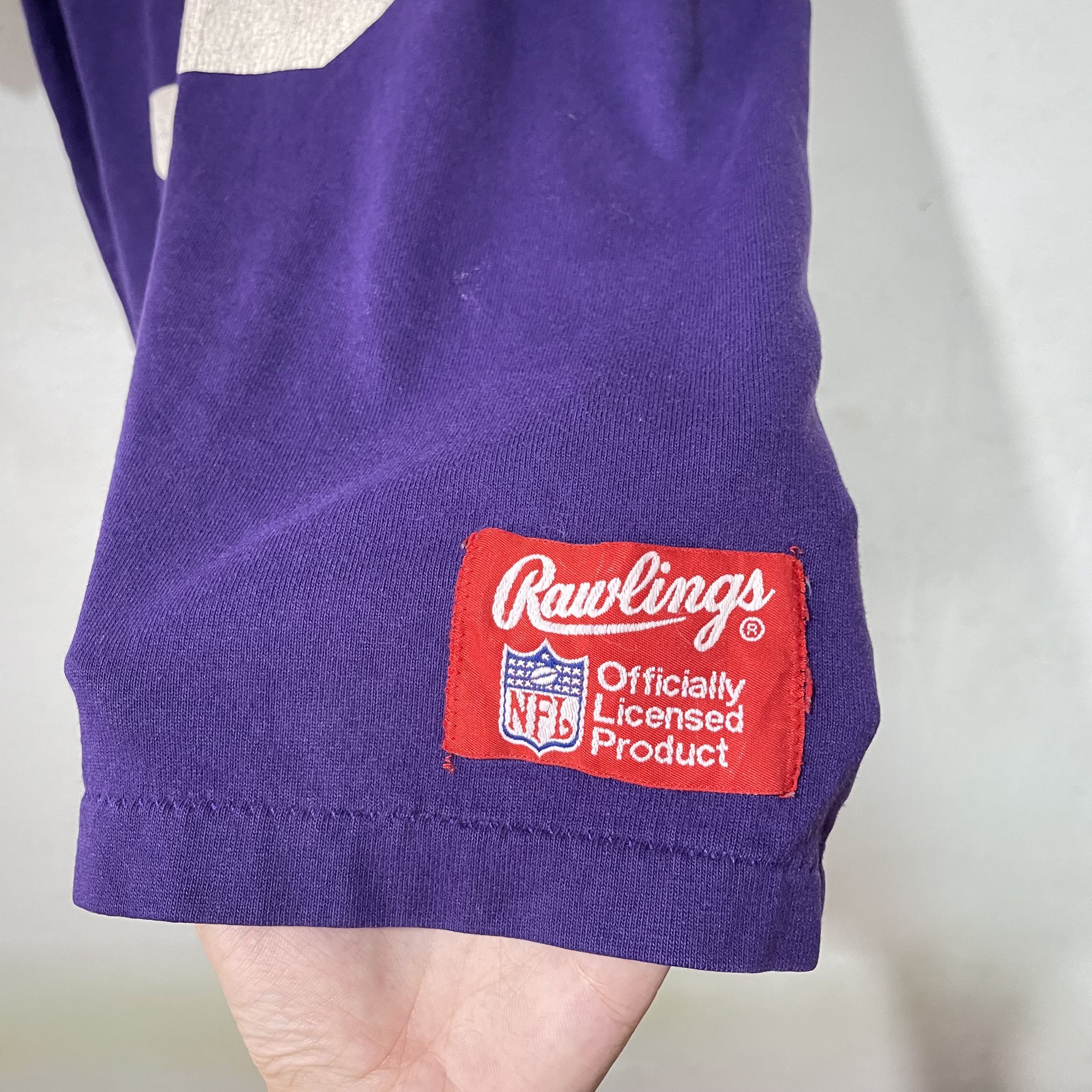 NFL Vintage 90s Minnesota Vikings 56 NFL Rawlings Jersey Size US L / EU 52-54 / 3 - 6 Thumbnail
