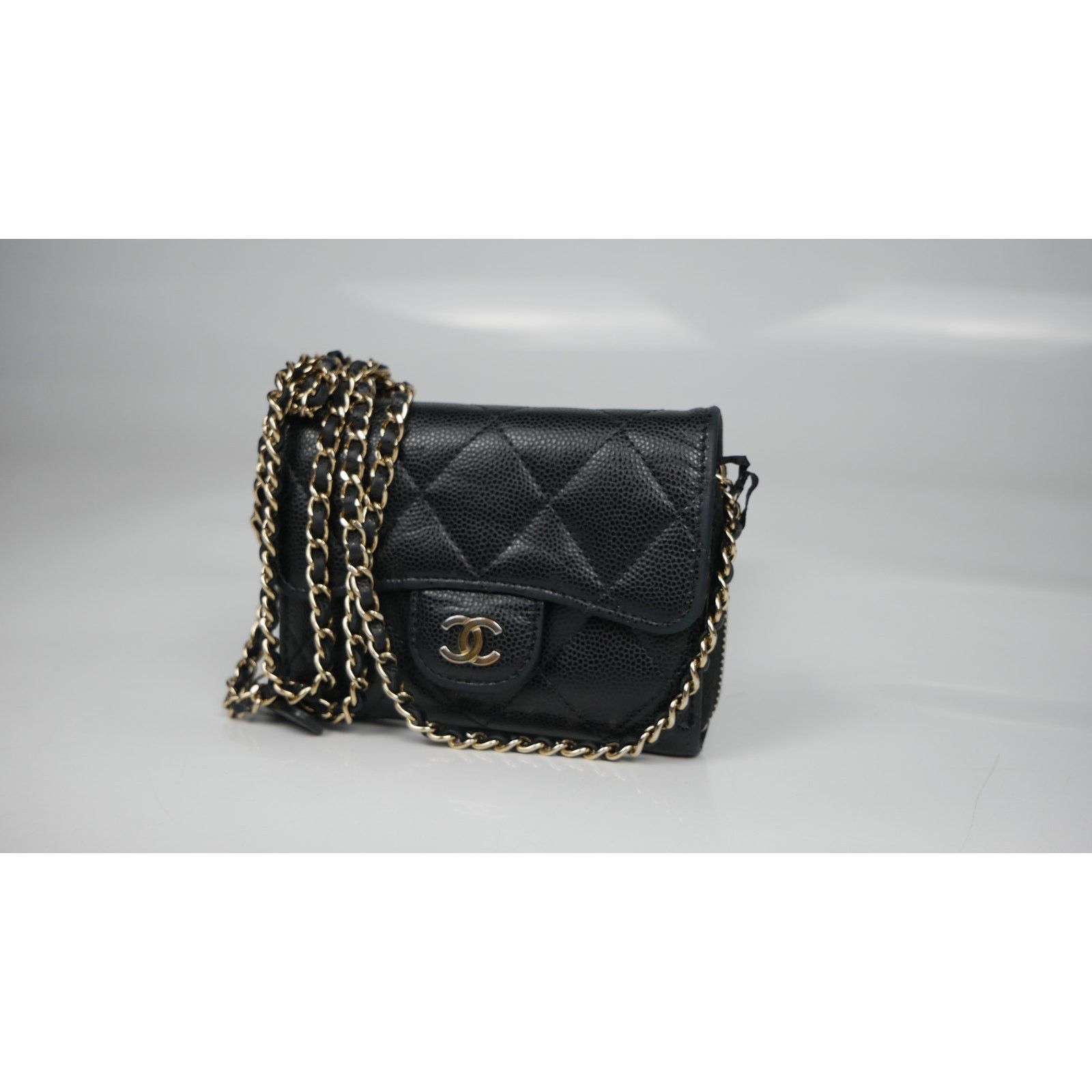 Chanel Chanel Black Caviar Leather Micro Bag Size ONE SIZE - 3 Thumbnail