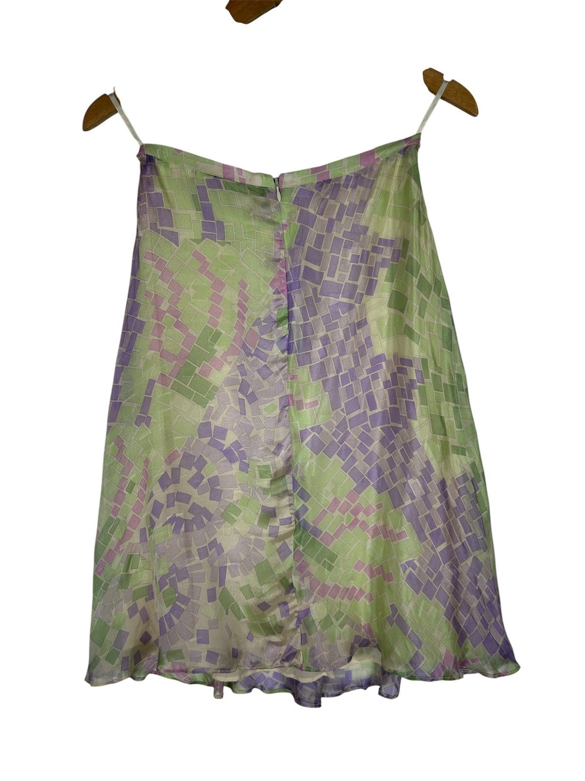 Jean-Louis Scherrer Vintage Jean-Louis Scherrer Boutique Paris Silk Midi Skirt Size 27" / US 4 / IT 40 - 10 Thumbnail