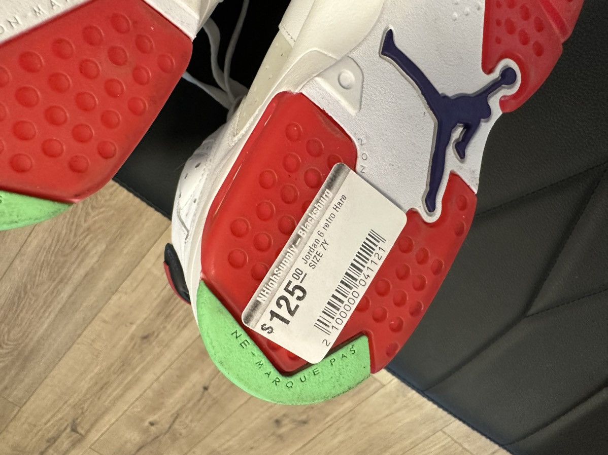 Nike Jordan 6 retro Hare Size US 7 / EU 40 - 7 Thumbnail
