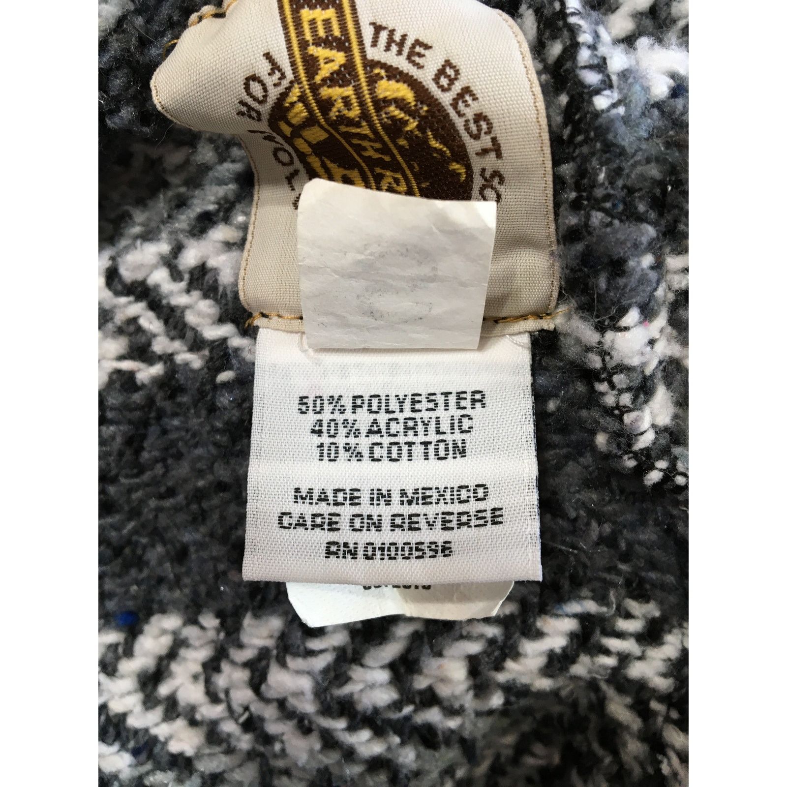 Earth Ragz Earth Ragz Small Woven Blanket Hoodie Gray Cream Pink Black Size S / US 4 / IT 40 - 5 Thumbnail