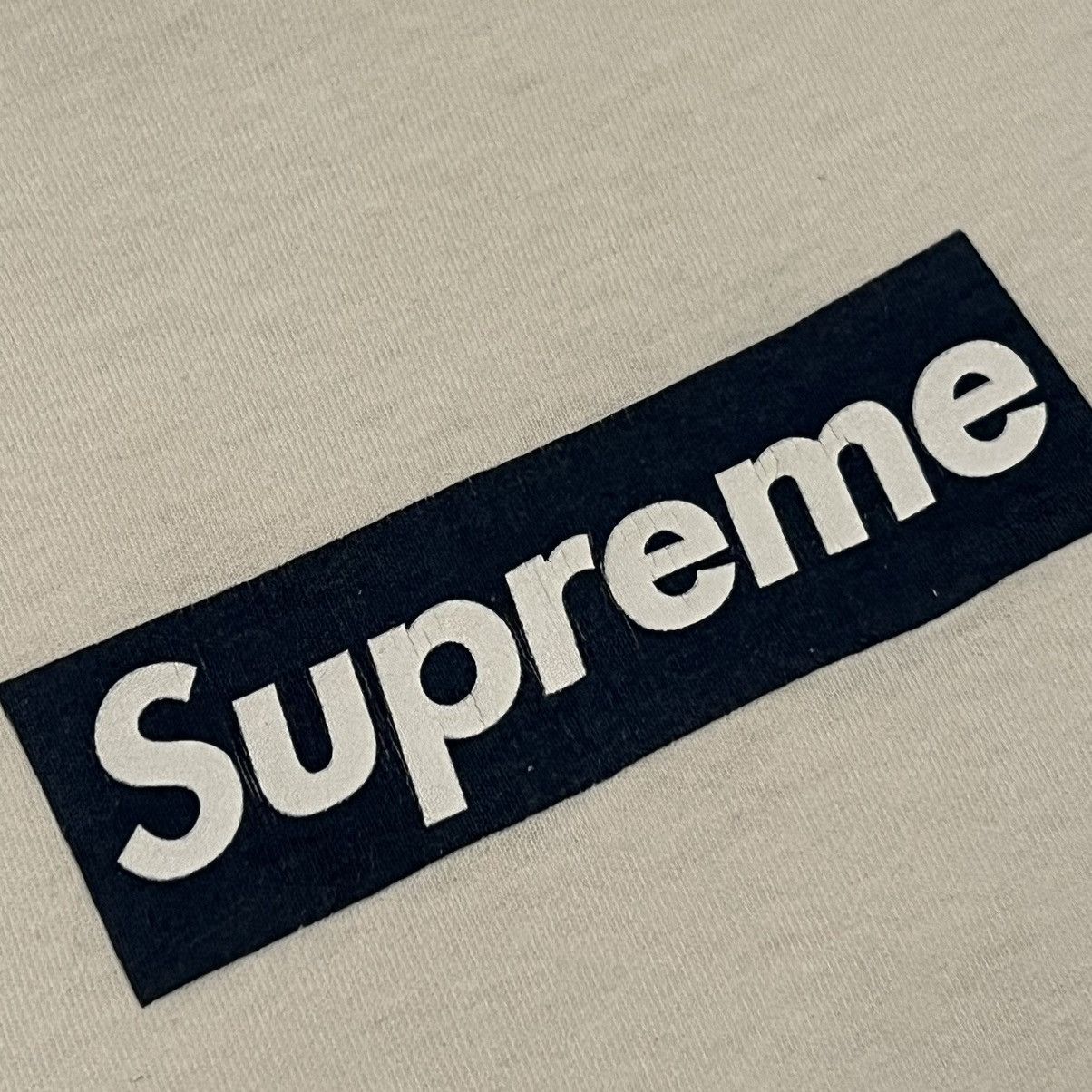 Supreme Supreme Navy Box logo Tee navy on white Bogo t shirt Size US L / EU 52-54 / 3 - 16 Thumbnail