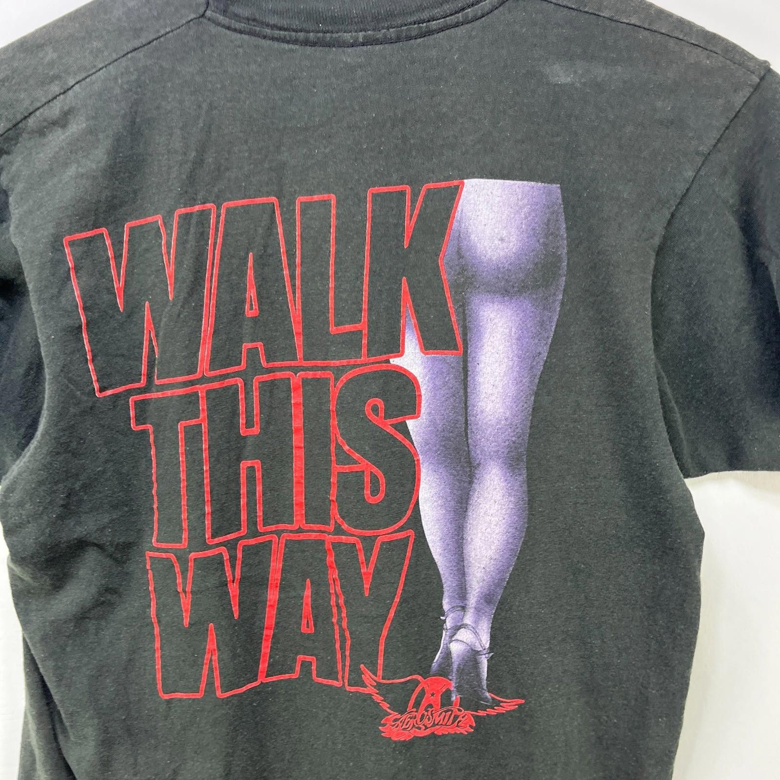 Vintage Vintage 1988 Aerosmith Walk This Way T Shirt Medium Size US M / EU 48-50 / 2 - 7 Thumbnail