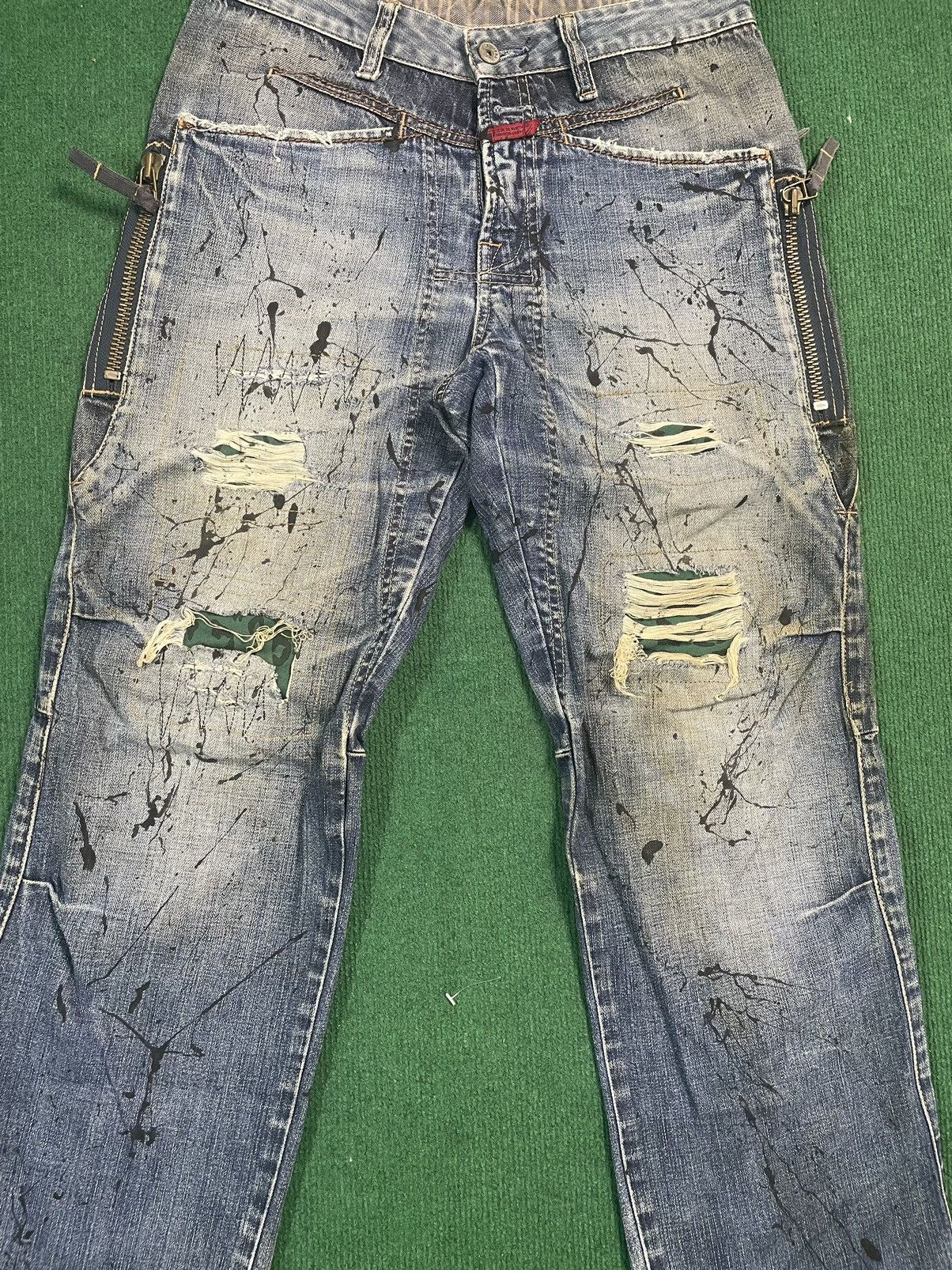 Marithe + Francois Girbaud Distressed Marithe Francois Girbaud Jeans very rare Size US 31 - 4 Thumbnail