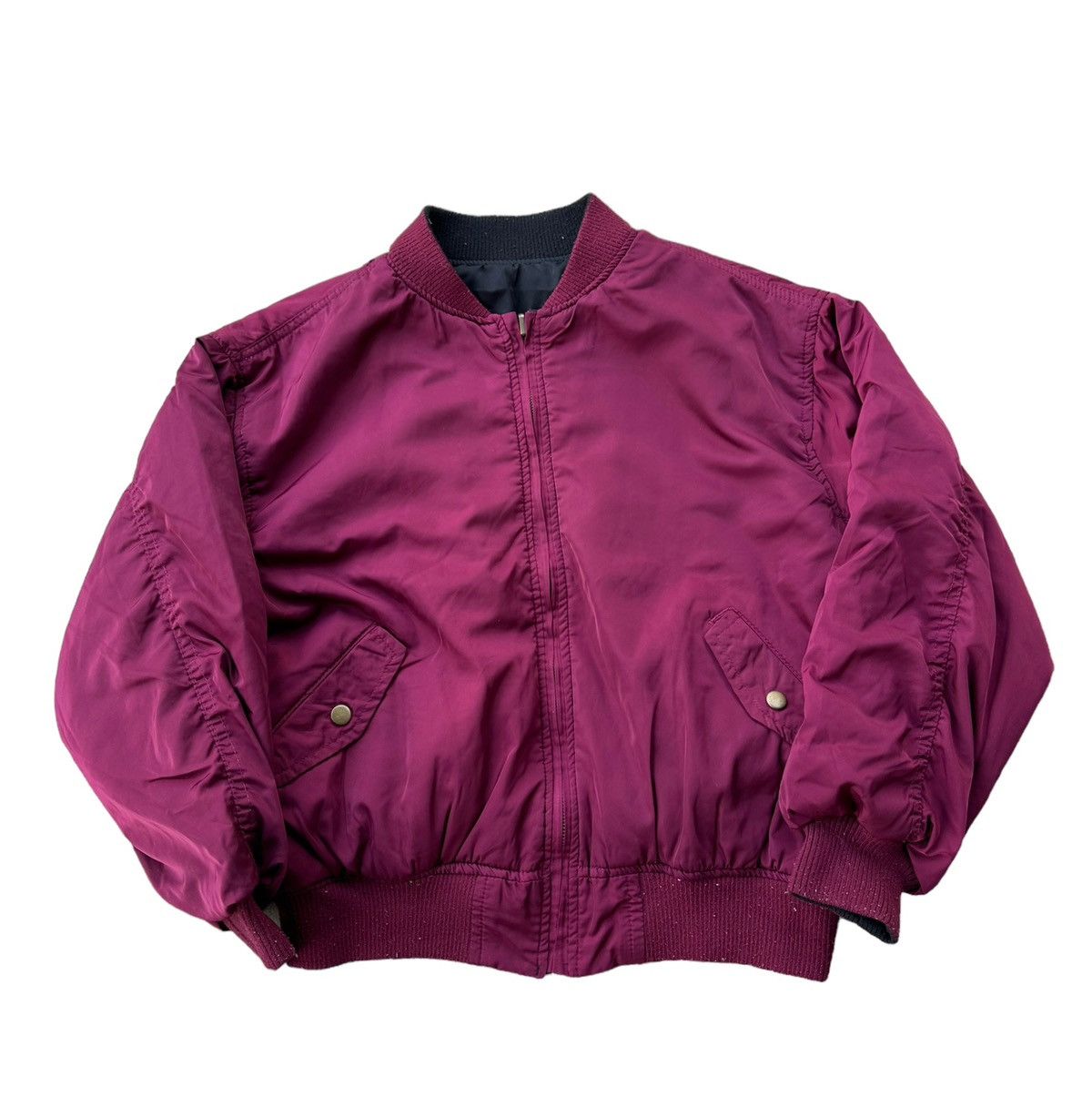 Japanese Brand Ingni reversible bomber jacket Size US M / EU 48-50 / 2 - 2 Thumbnail