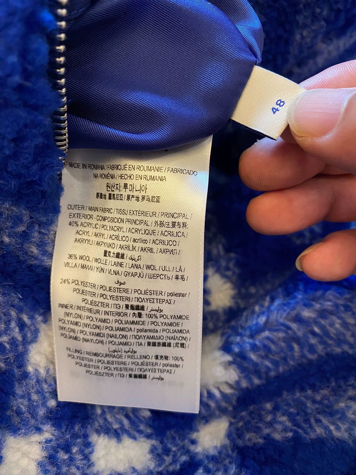 Burberry Burberry Double-Sided Check Blue Waterproof Jacket Size 48 Size US M / EU 48-50 / 2 - 8 Thumbnail